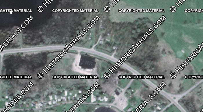 Wamplers Lake Pavilion - 1981 Aerial (newer photo)